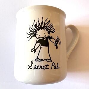 Enesco, Secret Pal, children of the inner light, White Ceramic Mug 16 ounce